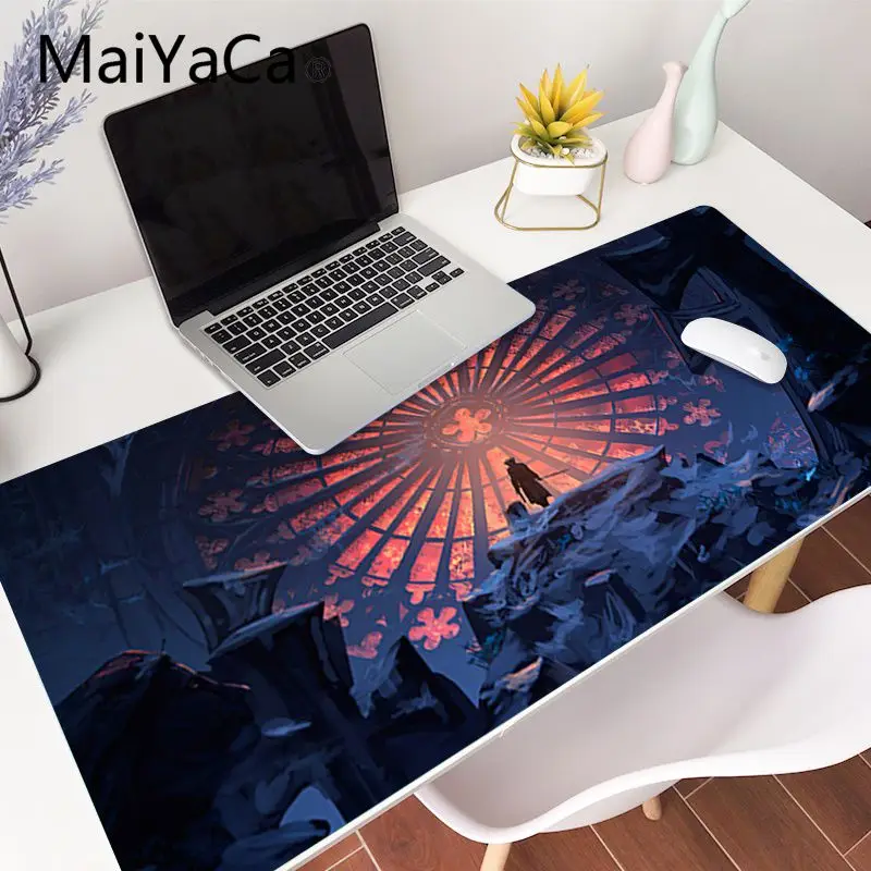 

MaiYaCa Bloodborne Office Mice Gamer Soft Mouse Pad Gaming Mouse Pad Large Deak Mat 700x300mm for overwatch/cs go