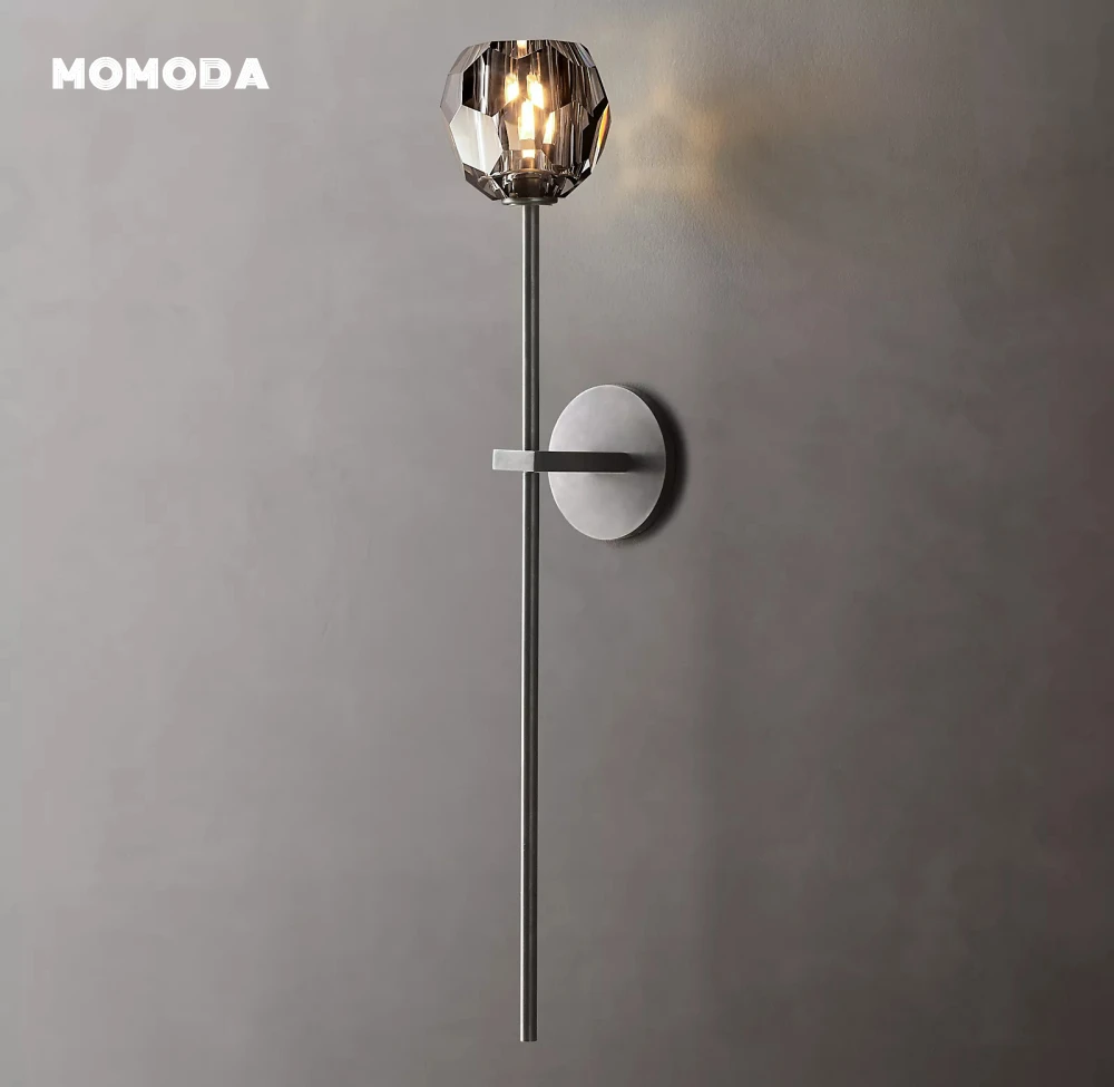 

Стеклянный стеклянный СИД светильник в стиле ретро, современные металлические настенные лампы с шариками для спальни, гостиной, ванной, каб...