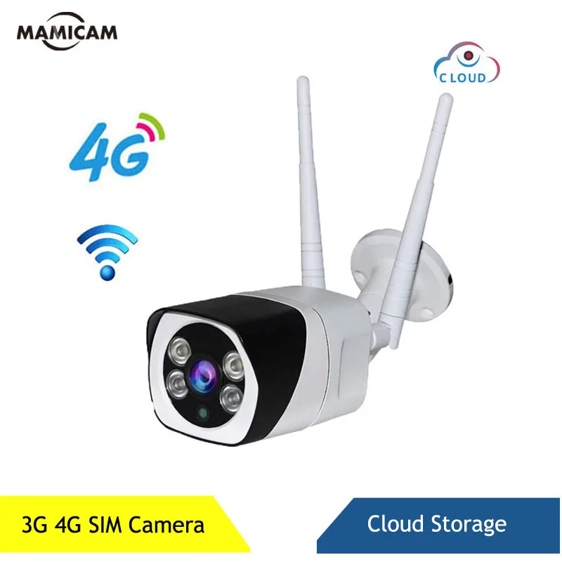 GSM 3g 4G sim-карта Камера уличная беспроводная wifi IP камера Водонепроницаемая CCTV камера ИК ночного видения P2P Облачное хранилище
