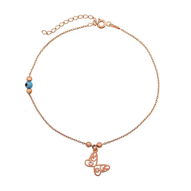 

Silverlina Silver The Genres Change butterfly anklets