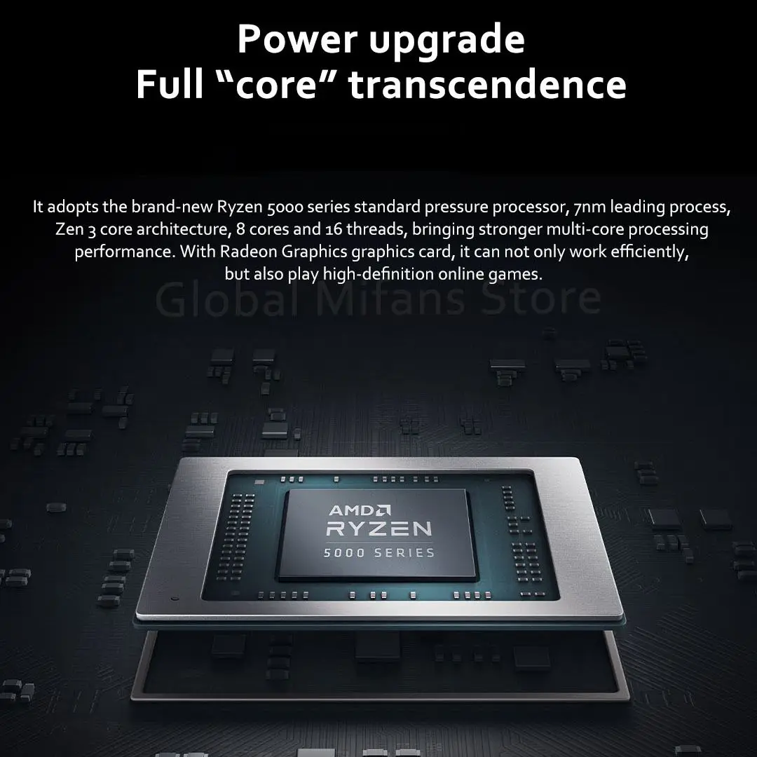 Verkaufen Neue Xiaomi Laptop Pro 15 Notebook AMD Ryzen 7 5800H 3,5 K OLED 15,6 Inch Mi Laptop Notebook 16GB + 512GB Home Büro R7 Computer