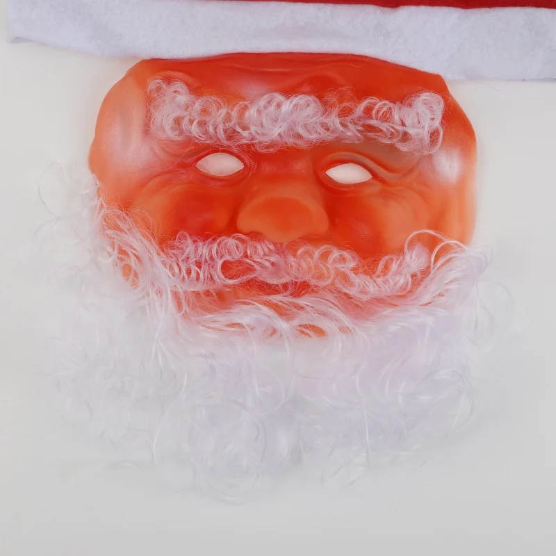 DIY маска Санта-Клауса, Вечерние Маски, аксессуары для костюмов, рождественские украшения