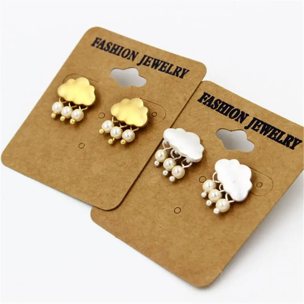 Серьги гвоздики женские с жемчугом и кристаллами|pearl stud earrings|rain cloud earringsfashion earrings |