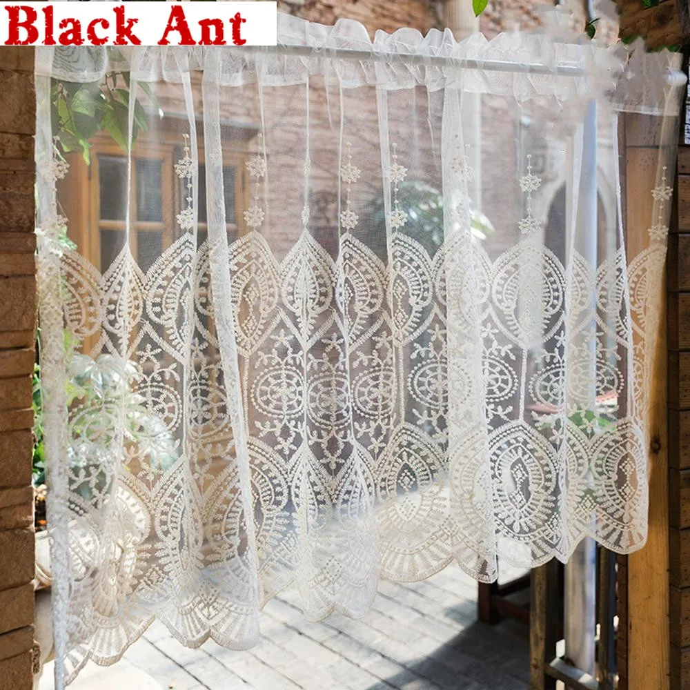 Прозрачная Вуаль Шторы s для Kithcen двери Тюль-шторы окон Тюль драпировки Гостиная