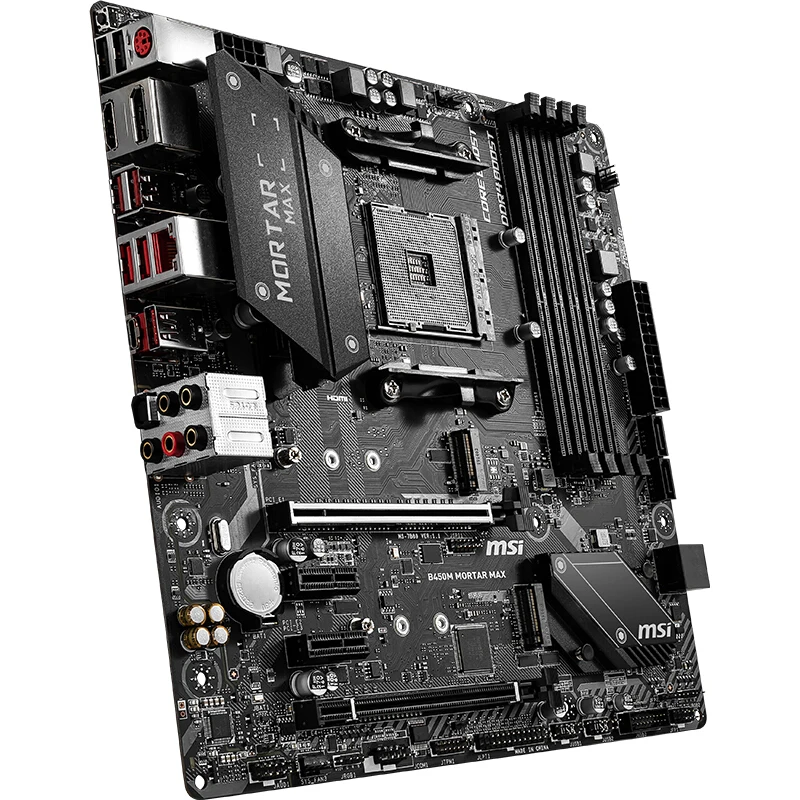 Online Marke Neue MSI B450M MÖRTEL MAX Motherboard + AMD Ryzen 5 3600 Prozessor Set Für Desktop DIY