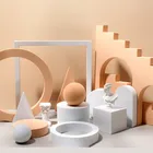 Разноцветные геометрические стерео реквизиты для фотосъемки Ins Youtube украшения для фотографирования Настольный куб реквизит для фотосъемки