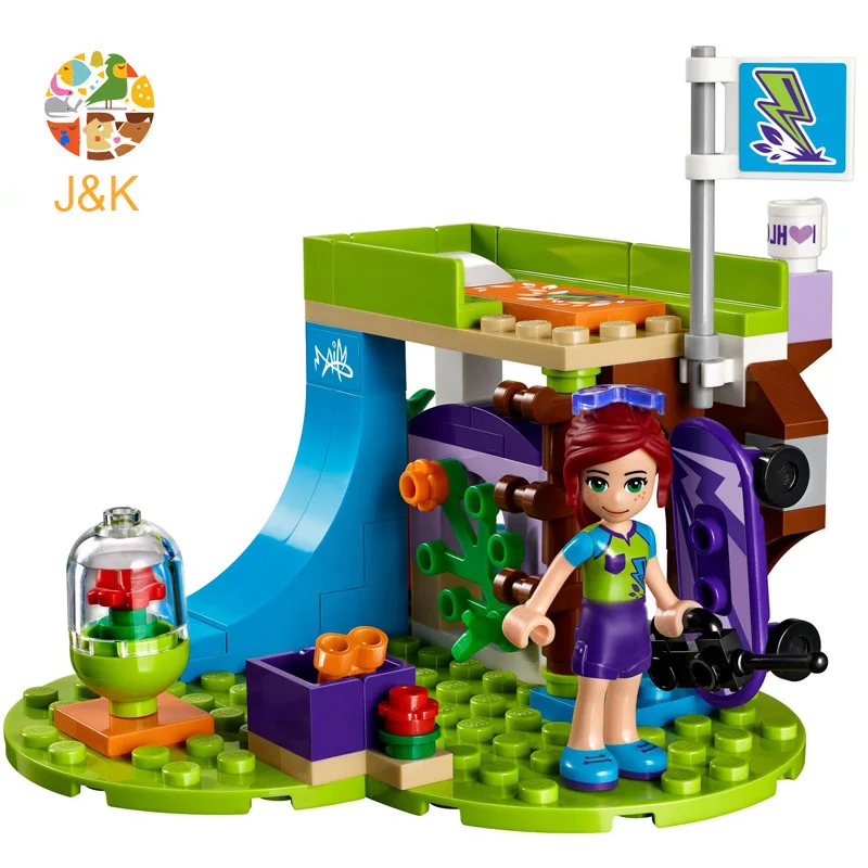 41327 96 шт девушка Друзья серии Миа спальня модель строительные блоки кирпичи