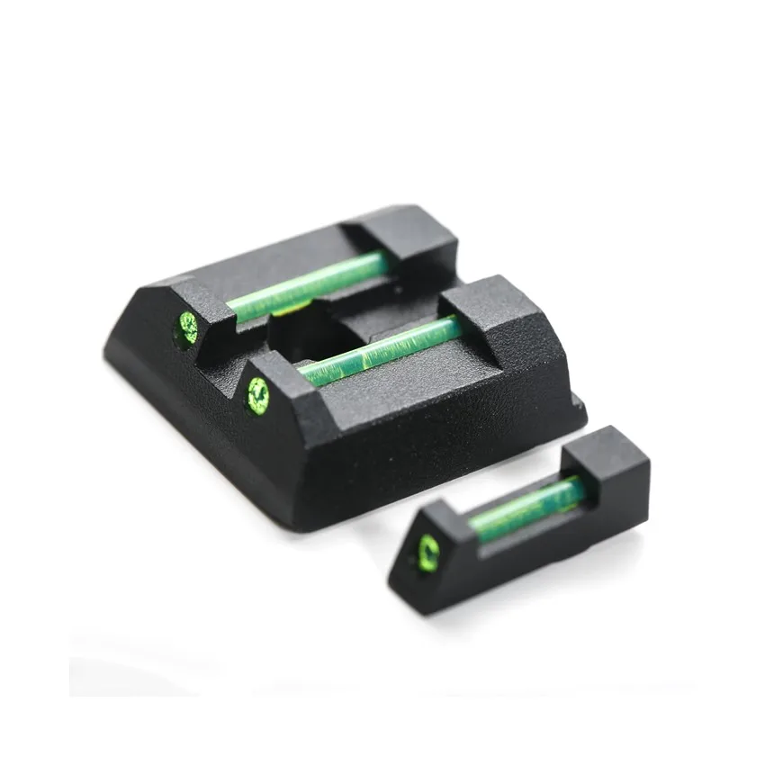 Алюминиевый металлический волоконно-оптический 3-точечный прицел передняя