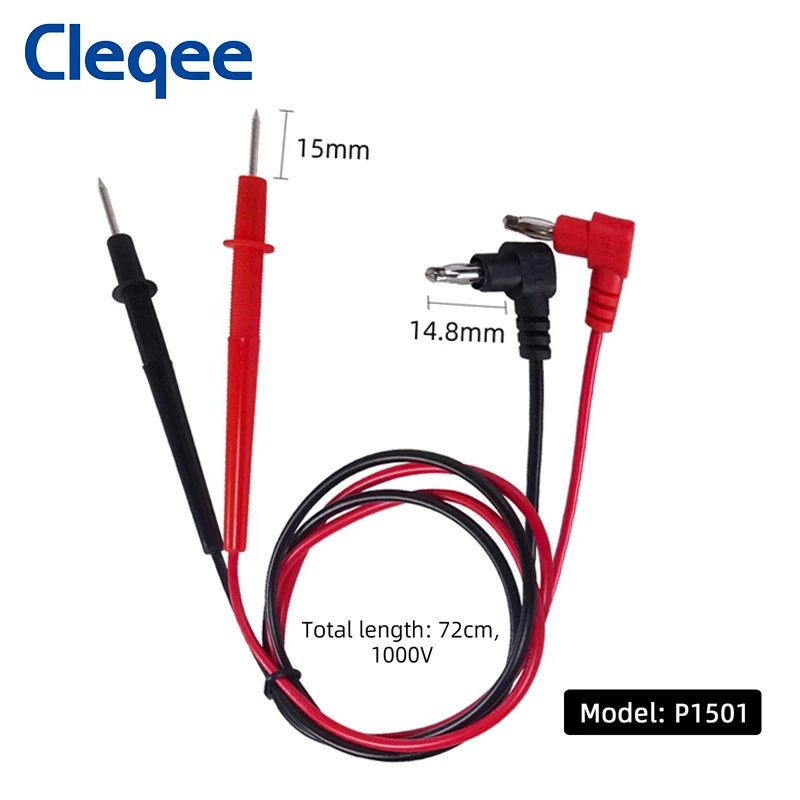 Cleqee P1503 серии мультиметр Тесты набор измерительных со сменными иглы 4 мм