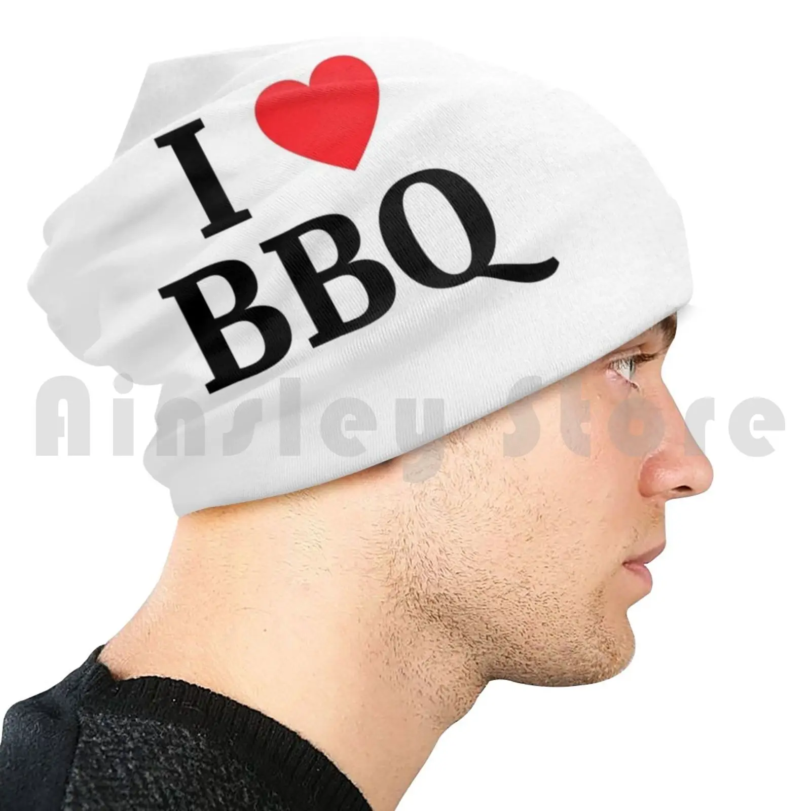 I Love шапочки для барбекю в форме сердца пуловер шапка Удобная гриля приготовления
