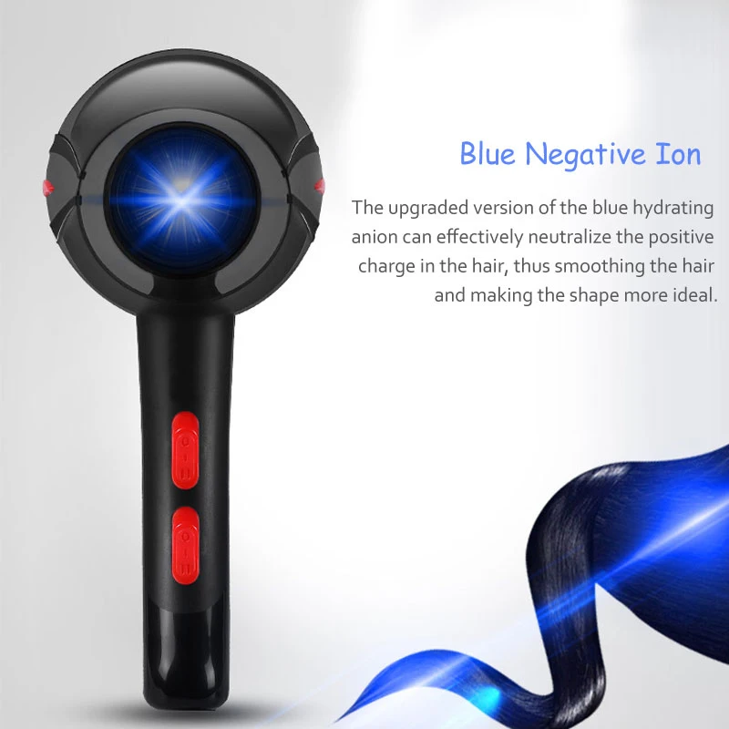 

Electric Hair Dryers Blue Anion Drying Machine High Quality Not Hair Injury Blow Dryer Hair Blower Powerful Electric Dryer 40D