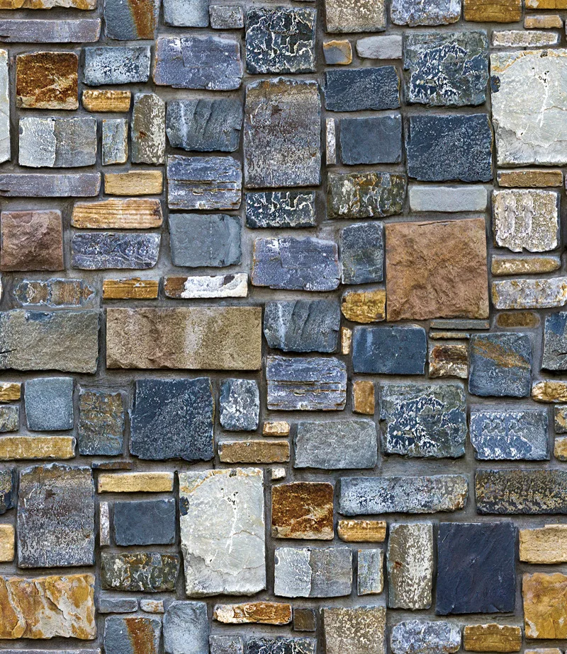 

Home Improvement Self Adhesive Brick Stone Wood Textured 3D Wallpapers for Living Room Store and Barbershop 45CMX100CM