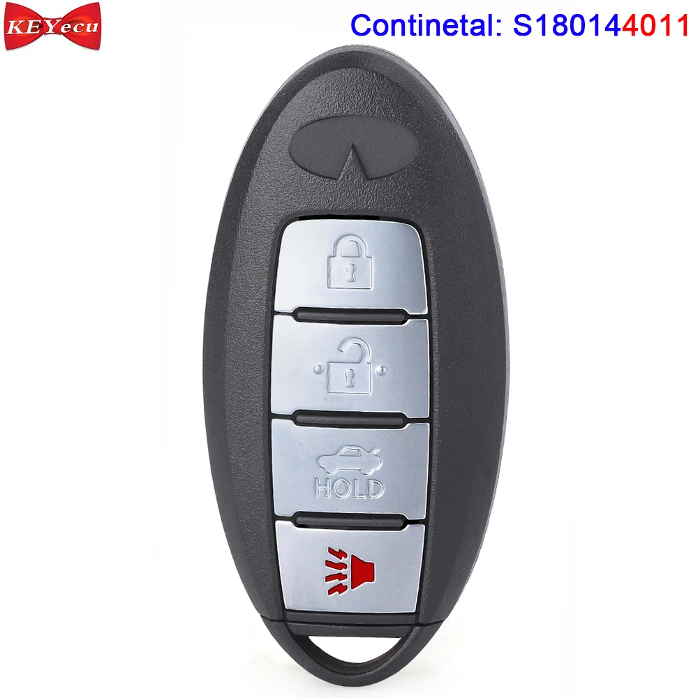 KEYECU для Infiniti JX35 QX60 БЕСКЛЮЧЕВОЙ пульт дистанционного управления брелок S180144011 433 92
