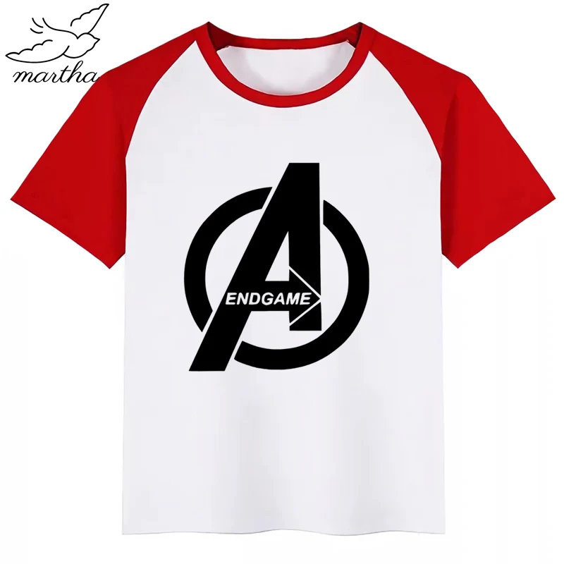 Marvel/футболка для мальчиков с героями игры мстители летняя детская футболка топы