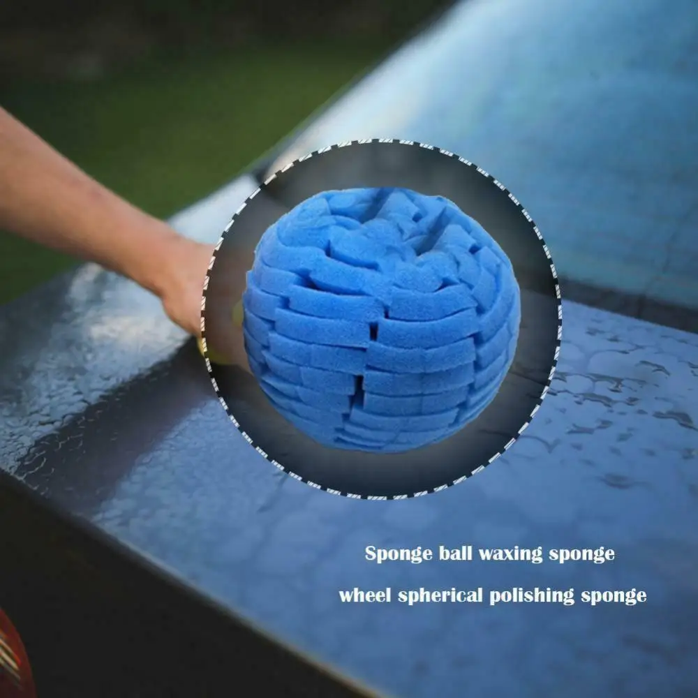 

AGETUNR Car Polishing Waxing Sponge Ball Pads Kit Foam Pad Buffer Kit Polishing Machine Wax Pads for Removes Scratches