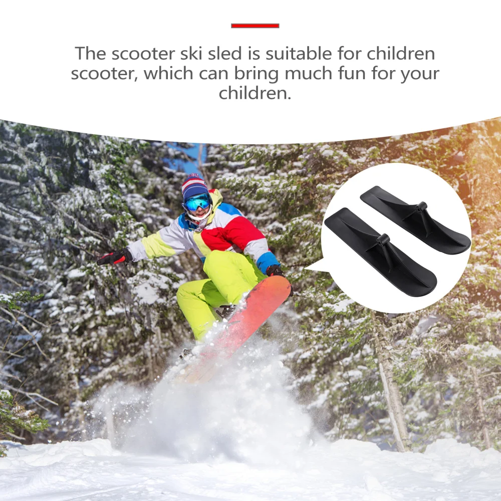 

1 Pair Snow Sled Ski Scooter Snow Scooter Ski Scooter Snowboard Sledge