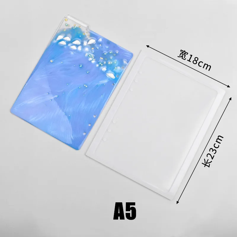 DIY Notebook Silicone Mold A5 A6 A7 High Mirror Surface Notepad Crystal Epoxy Resin | Jewelry Tools & Equipments