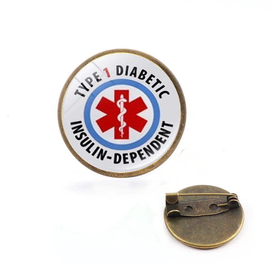 Броши для диабета медицинский знак оповещения брошь стоматолога подарок врача