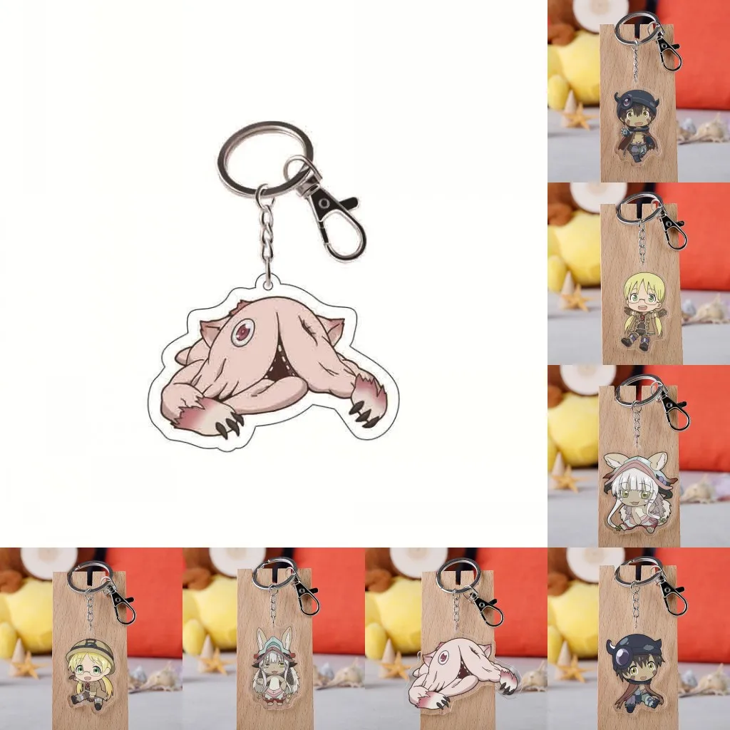 

Made in Abyss Cosplay Key Chains Keychain Acrylic Pendant Xmas Gift