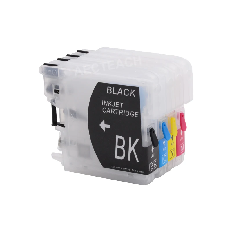 Картридж с чернилами для Brother DCP-J125 185C 195C J315W Заправляемый новая модель LC38 LC39 LC61 LC65