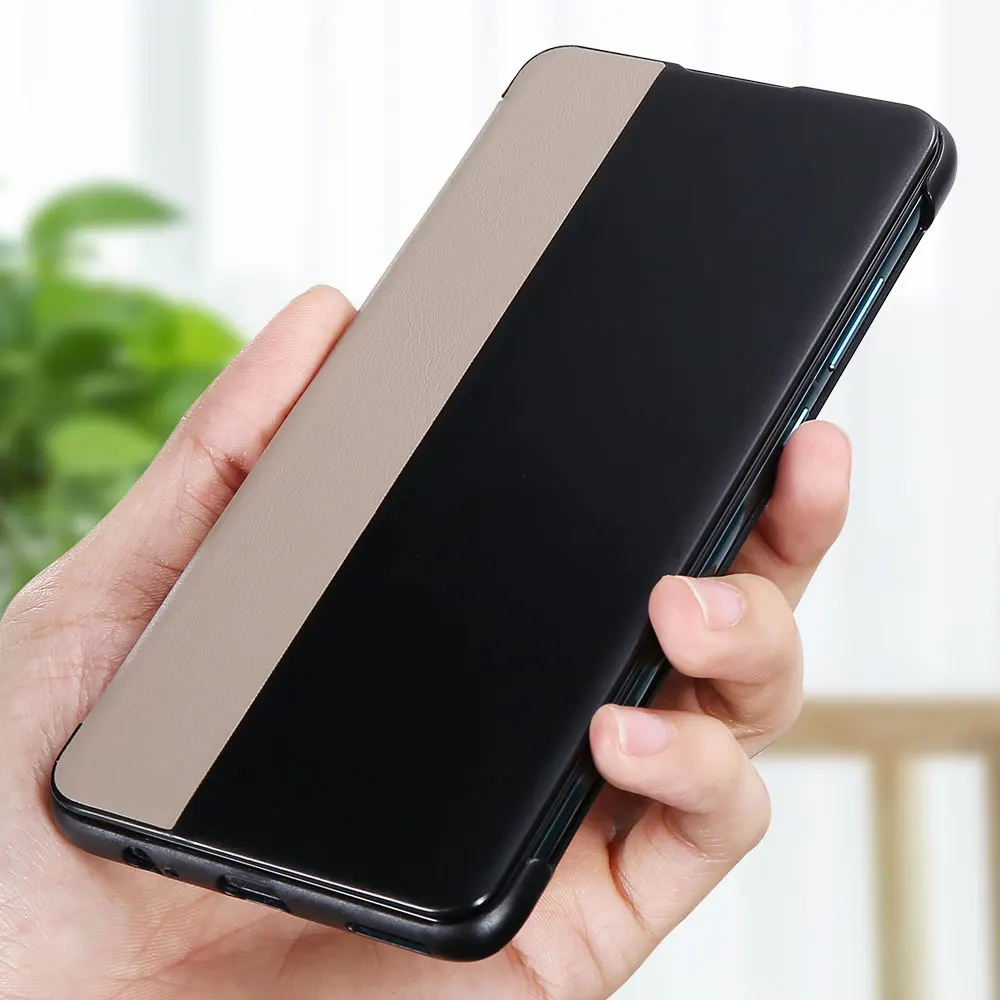 FLOVEME флип чехол с окошком для huawei P10 P20 P30 Pro Роскошный кожаный mate 9 10 20 30 Чехол