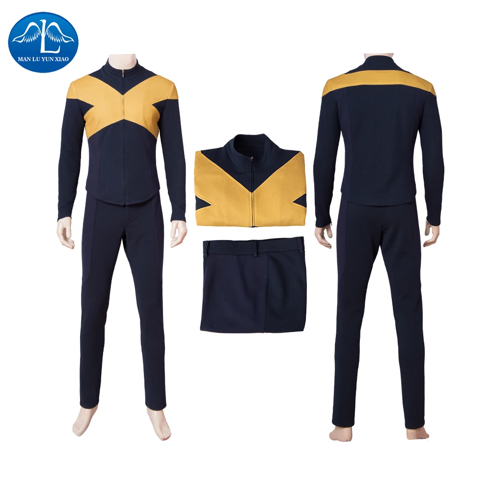 X Мужской Темный Феникс Косплей циклопс ночной гусеничный костюм Магнето одежда