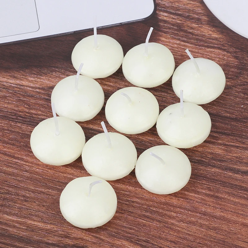 10 шт. романтические круглые водные плавающие свечи Свадебные товары для