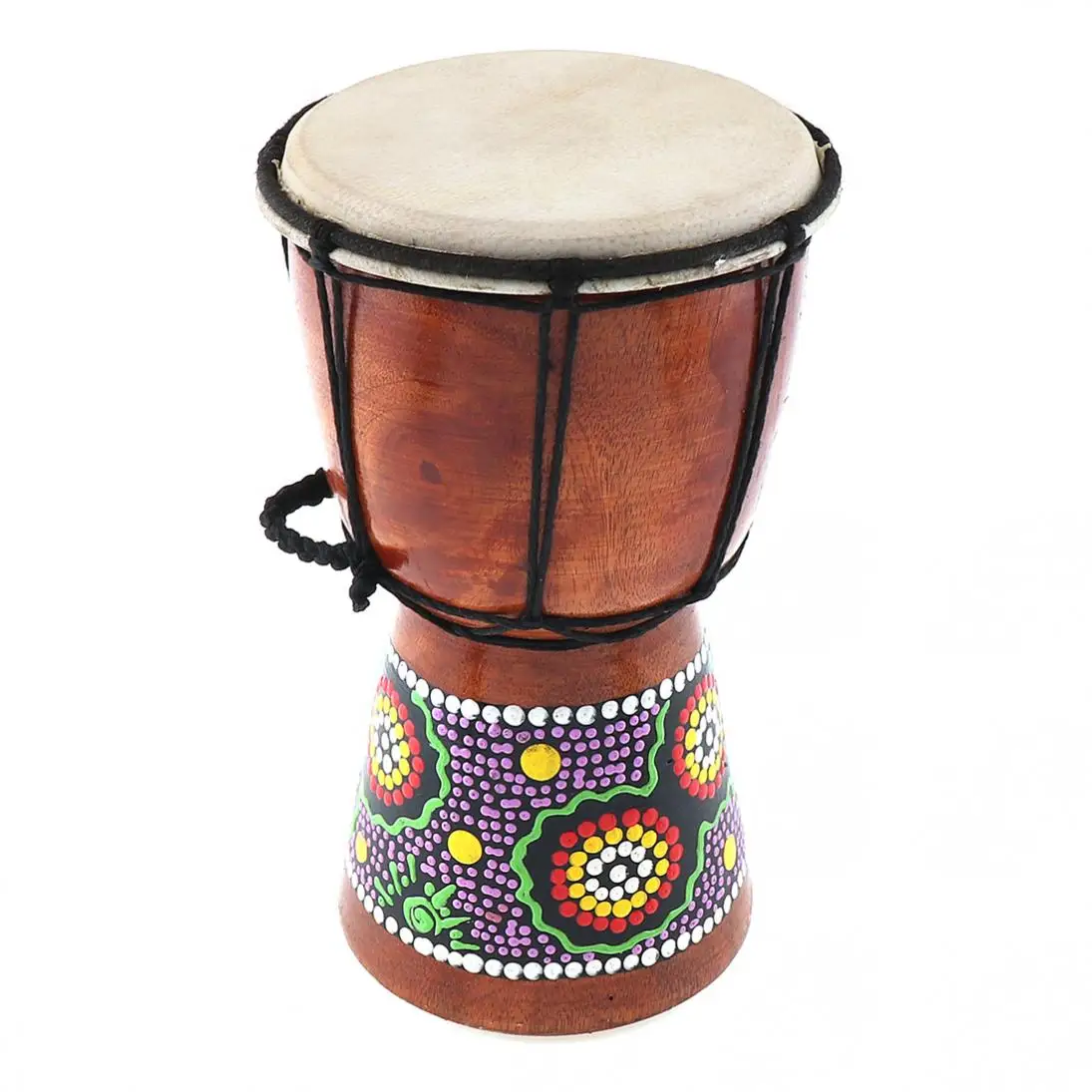 4-дюймовый Профессиональный барабан для Djembe деревянная козья кожа хороший звук