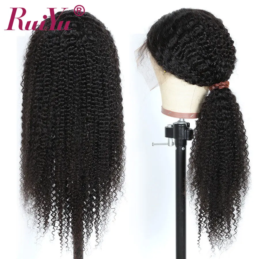 Кудрявые кудрявые T часть парик шнурка человеческие волосы бразильские Remy для