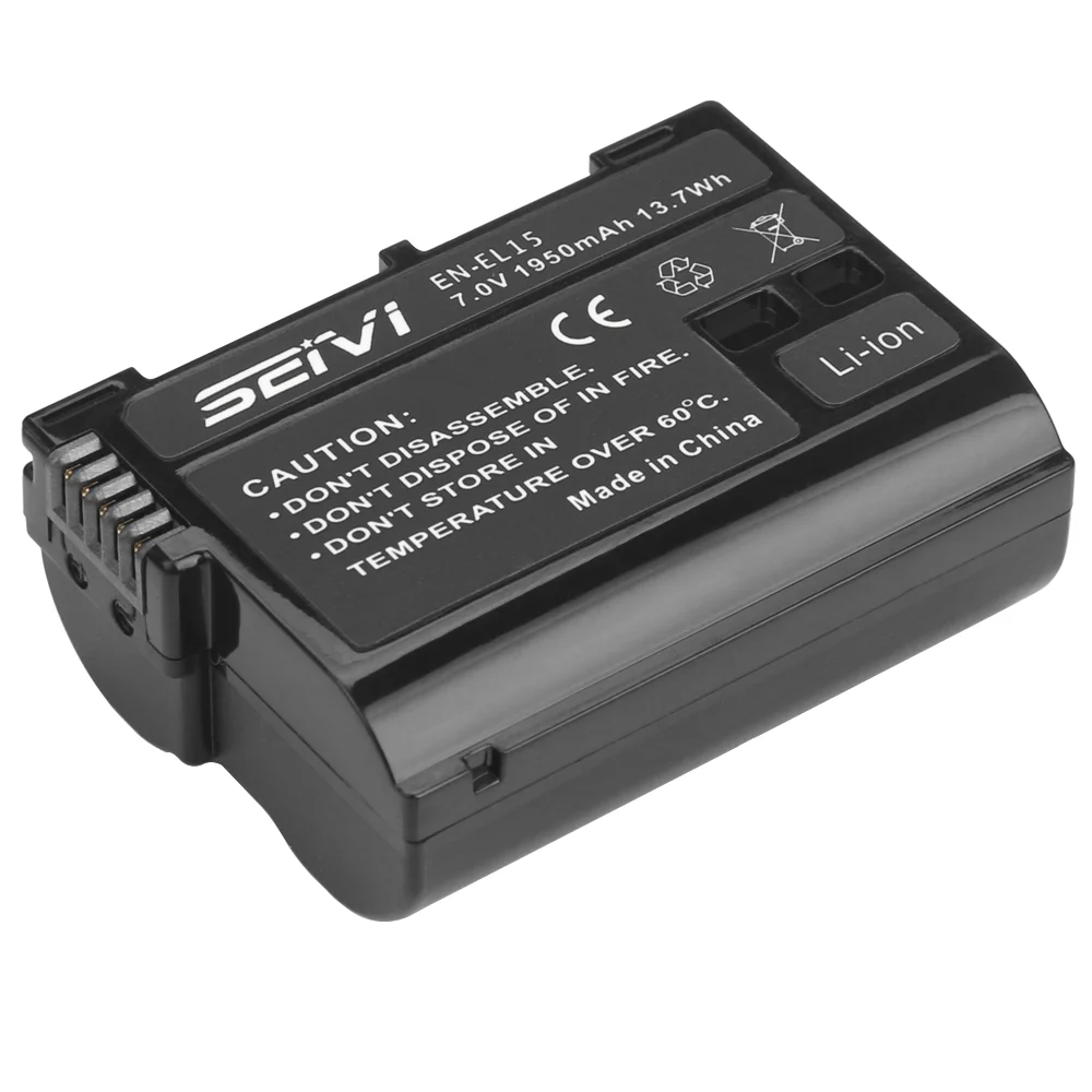 EN-EL15C EN-EL15 Аккумулятор для Nikon Z5 Z6 II Z7 Z7II D7000 D7100 D7200 D850 D750 D7500 D810 D500 D800 - купить по