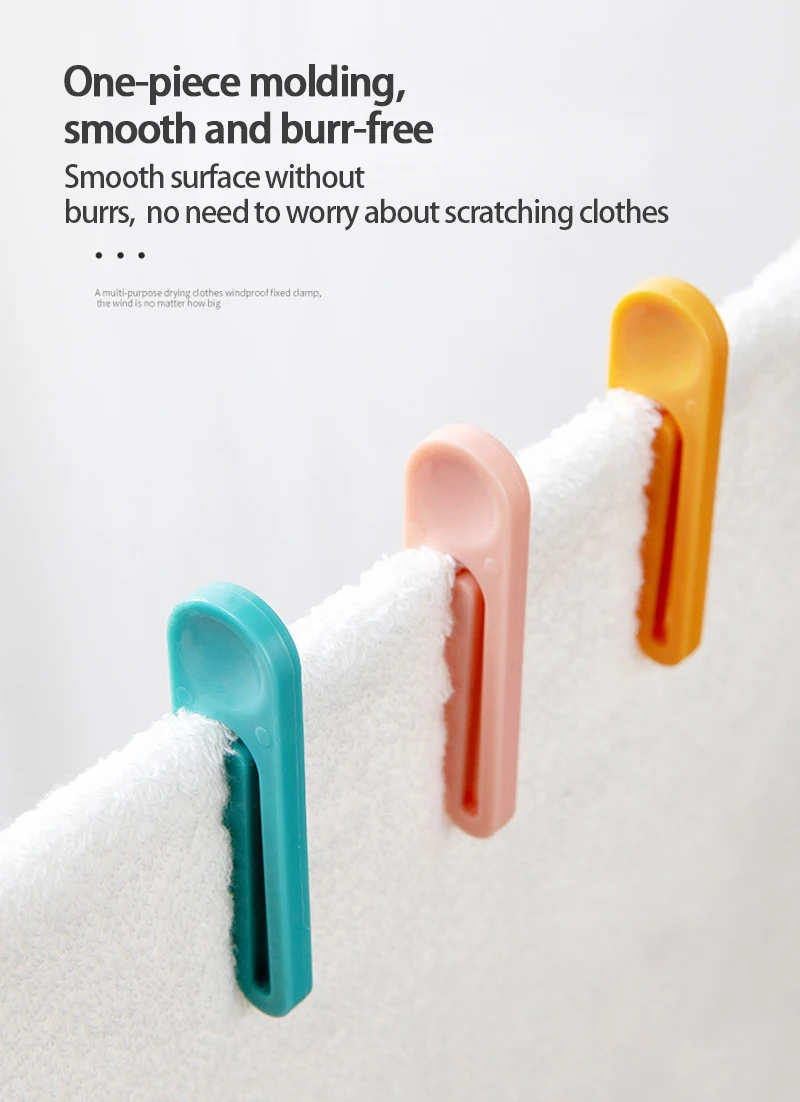 

Underwear Card ABS Fixing Clips For Drying Clothes For Drying Clothes, Anti-drying Clothes, Underwear Card Random Color