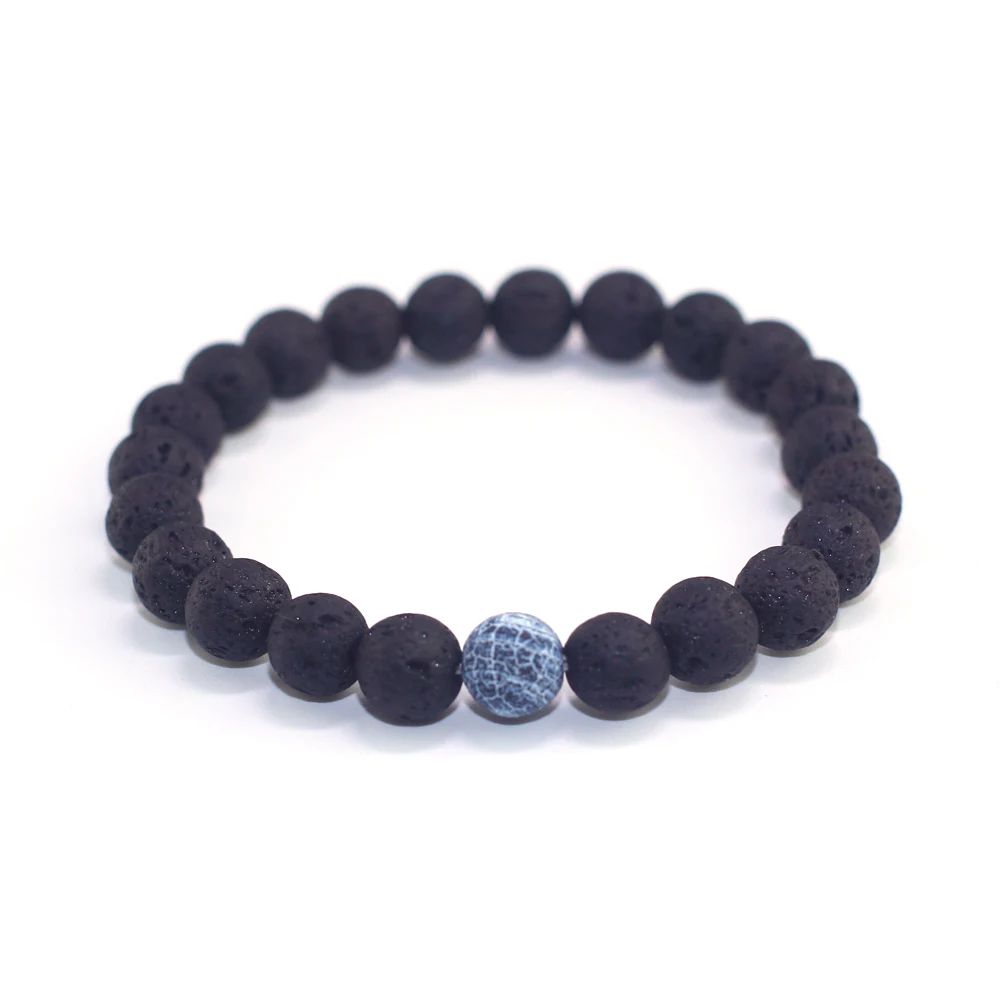 2 шт./компл. пары ювелирные изделия классический расстояние браслет для мужские