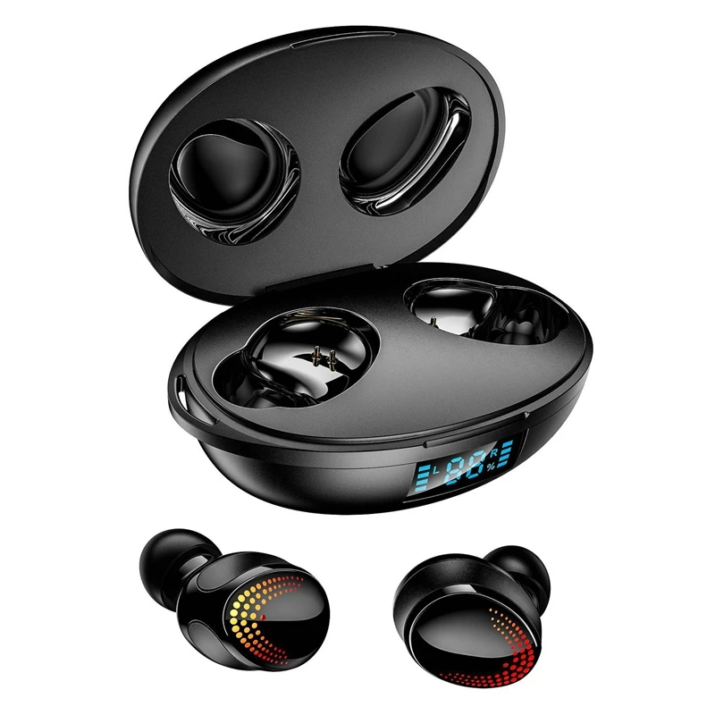 K1 TWS Bluetooth гарнитура Smart Press Control с цифровым дисплеем HD стерео Спортивная