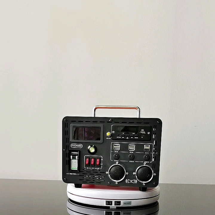 

Gyopo off grid pure sine 500Wh solar portable power source 500W AC output power generator for camping