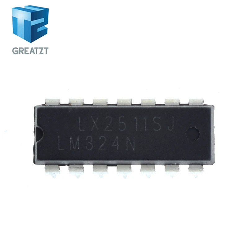 GREATZT 20 шт./лот LM324N LM324 маломощный Quad Op Amp DIP|op amp|lot lot |
