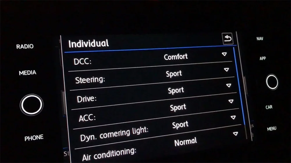 DCC(амортизатор) Система управления динамическим приводом для VW Arteon PassatB8 вариант Alltrack Golf7 VII TeramontTiguan Atlas