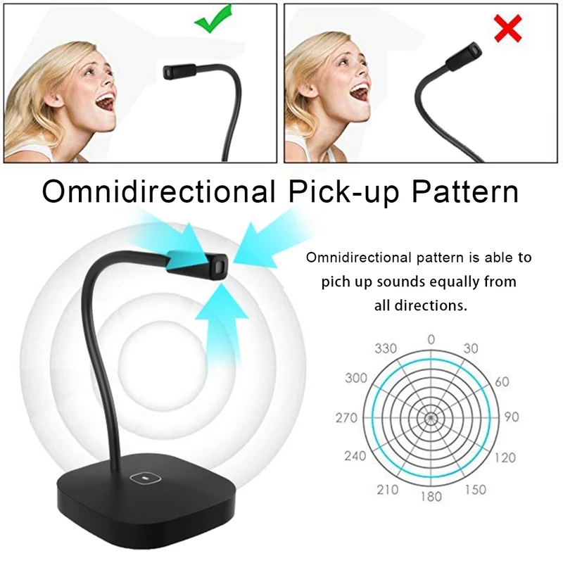USB компьютер голосовой микрофон конференц зал живой с выключенным нажатием