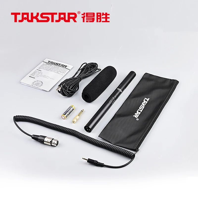 Takstar SGC-578 Photography Interview Shotgun MIC Directional Microfone Condensador for DSLR DV Camcorders Video Camera images - 6
