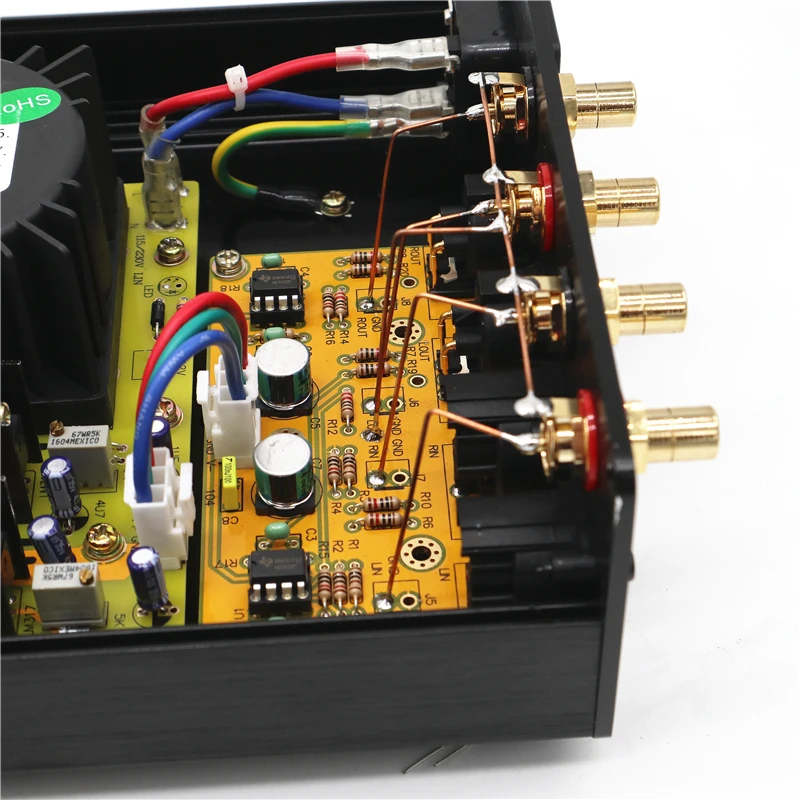 Сбалансированный преобразователь RCA в XLR плата предварительного усиления