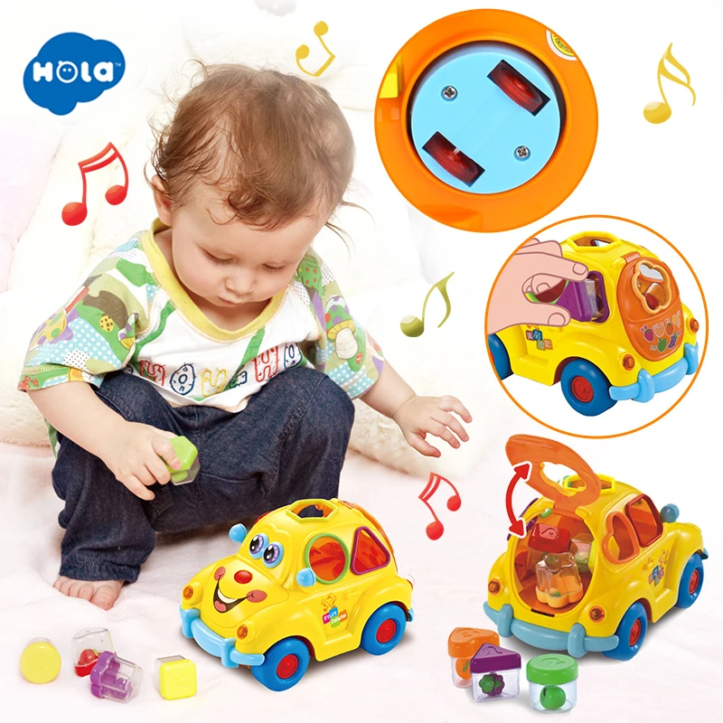 HOLA TOYS 516 детская игрушка машинка с мигающими передними и задними огнями музыкой