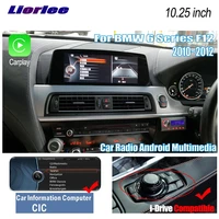 liorlee car radio audio video stereo for bmw 6 series f12 2010 2012 cic car android gps navigation multimedia system hd screen