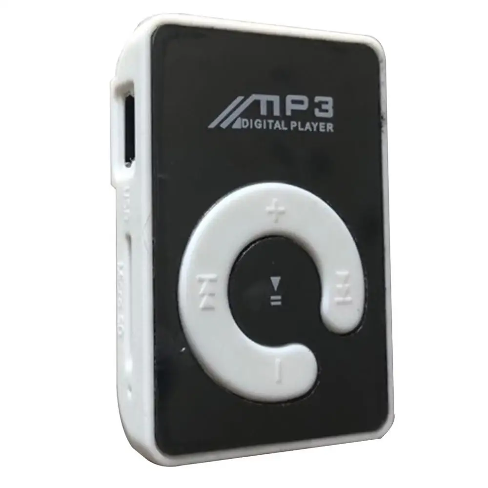 Металлический мини MP3 плеер с USB разъемом спортивный портативный музыкальный для
