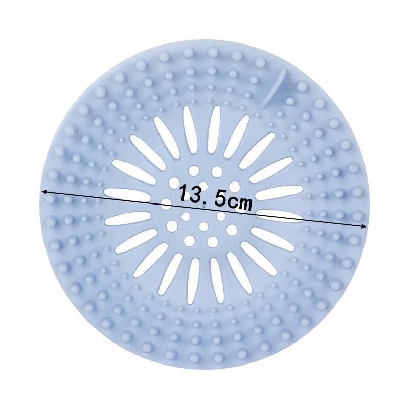 

5PCS Hair Filter Sink Anti-clogging Silicone Floor Drain Cover Bathroom Anti-clogging Sewer Floor Drain wholesale