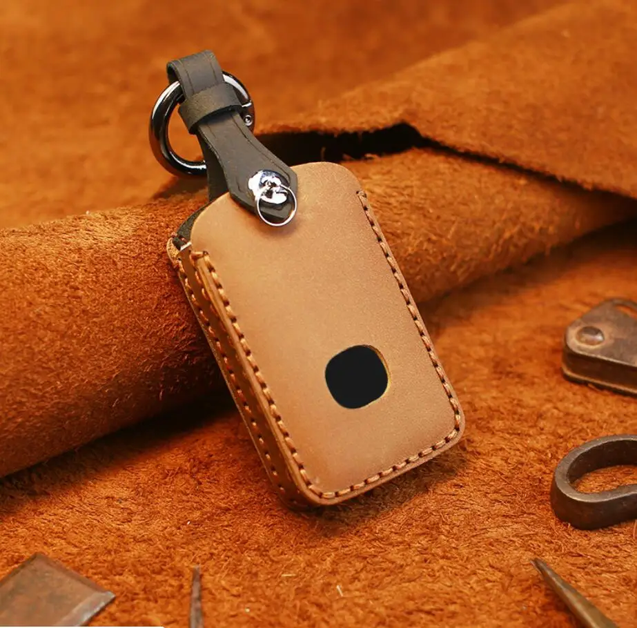 Автомобильный чехол для ключей ручной работы из натуральной кожи Mazda 3 Alexa CX-3 CX4 CX5