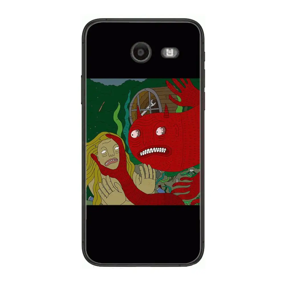

Devil and woman style Phone Case Hull For Samsung Galaxy J 4 3 5 6 7 8 EU 2018 Plus 2017 Black Shell Art Cell Cover TPU