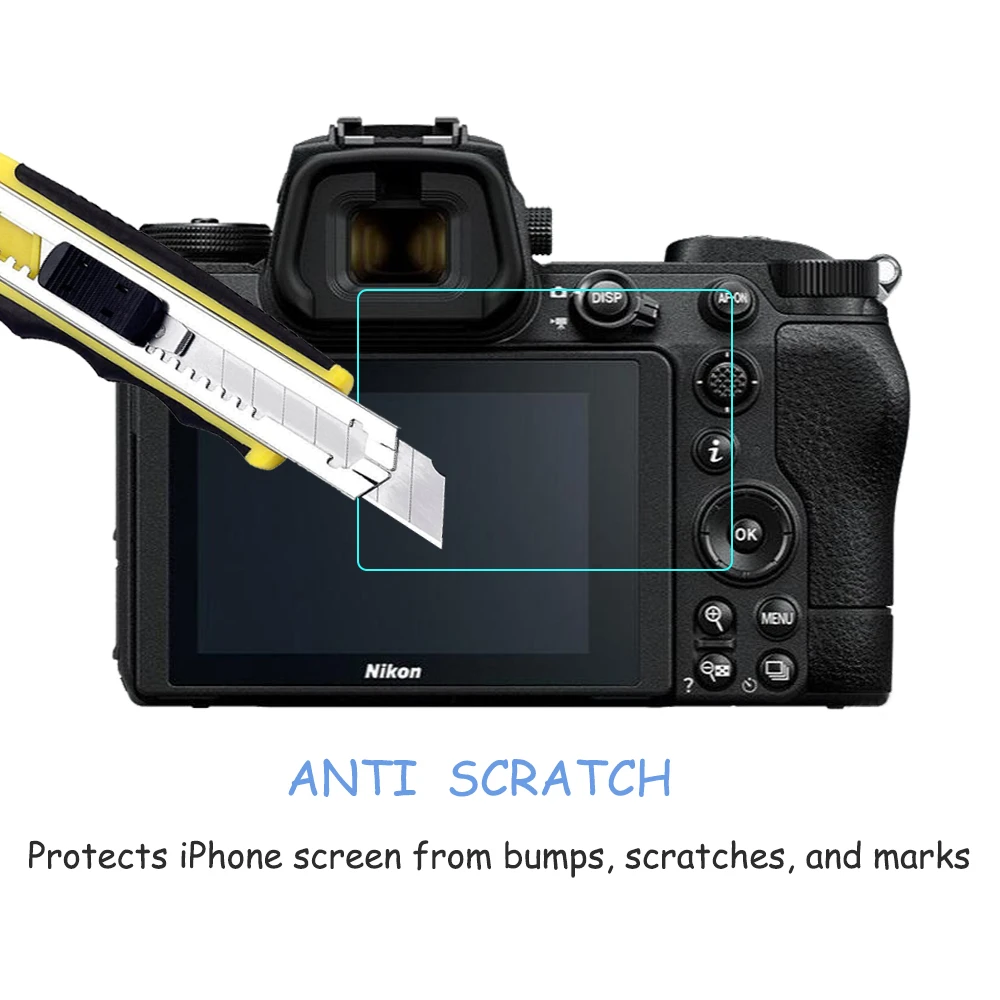 

2 шт. 2.5D 9H прозрачное закаленное стекло для Nikon Z6II Z62 LCD экран цифровой камеры защитная пленка против царапин для Nikon Z7II Z72