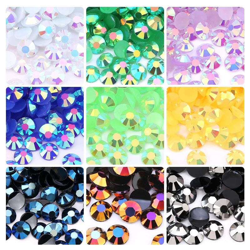 

Candy Color AB 10000pieces/bag 4mm Flatback Resin Rhinestones for Nail Art Mobile Phone Diy Free shipping