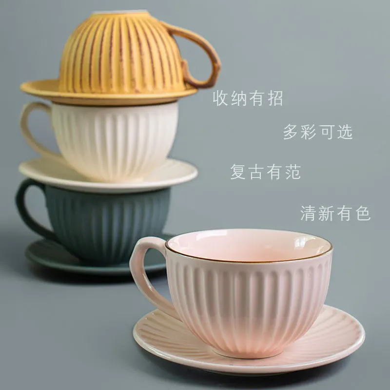 Винтажная креативная многоразовая кофейная чашка керамические Эспрессо-чашки