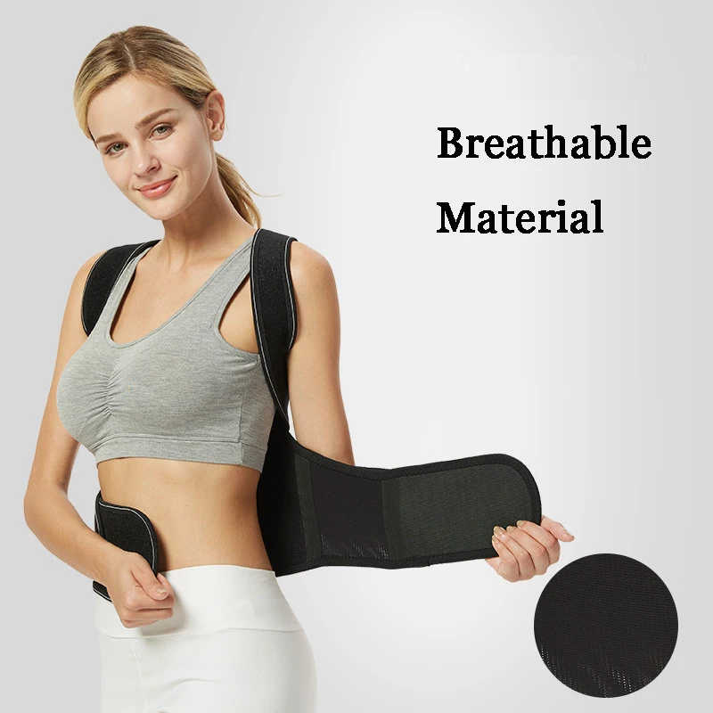 Корректор осанки сколиоз спины корсет для позвоночника пояс терапии плеч