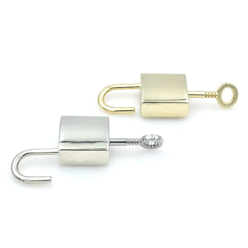 Модные парные ювелирные изделия из сплава с замком сделай сам золотой кулон